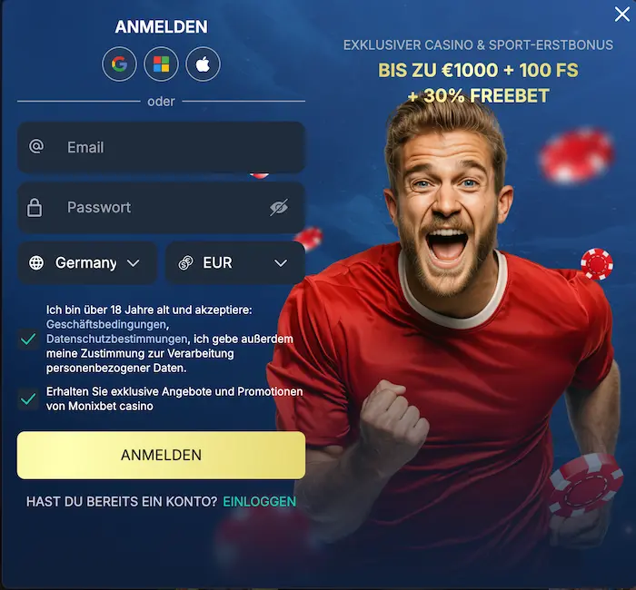 Monixbet Inloggen reg
