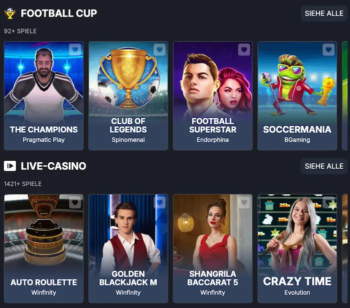 Monixbet Spellen games
